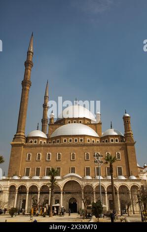 Mosquée de Muhammad Ali, 1830, site du patrimoine mondial de l'UNESCO, Citadelle, le Caire Egypte Banque D'Images