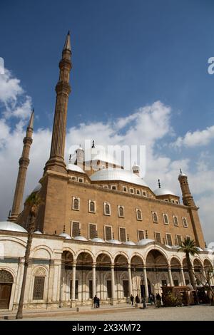 Mosquée de Muhammad Ali, 1830, site du patrimoine mondial de l'UNESCO, Citadelle, le Caire Egypte Banque D'Images