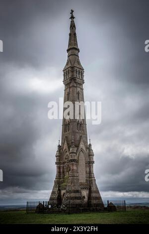 Sir Tatton Sykes Memorial Tower près de Sledmere dans l'East Riding du Yorkshire, Royaume-Uni Banque D'Images