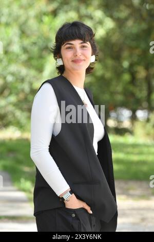 Rome, Italie. 29 avril 2024. Rome : Casa del Cinema. Le film photocall est trop bleu. Sur la photo : Alice Benvenuti crédit : Agence photo indépendante/Alamy Live News Banque D'Images