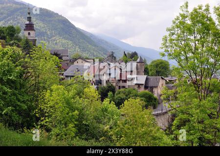 Cité médiévale de Conflans près d'Albertville en Savoie Tarentaise Banque D'Images