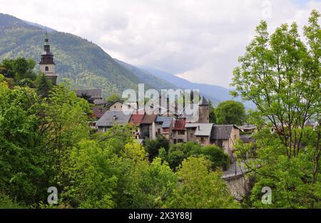 Cité médiévale de Conflans près d'Albertville en Savoie Tarentaise Banque D'Images