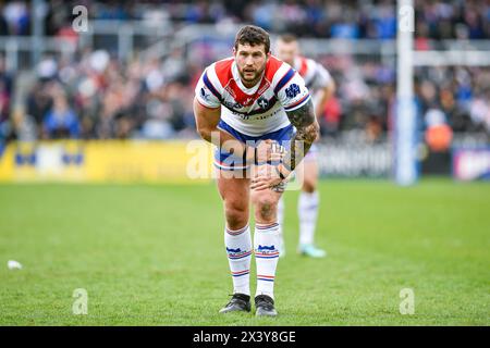 Wakefield, Angleterre - 27 avril 2024 Jay Pitts de Wakefield Trinity. Rugby League Betfred Championship, Wakefield Trinity vs Toulouse Olympique au DIY Kitchens Stadium, Wakefield, Royaume-Uni Dean Williams Banque D'Images