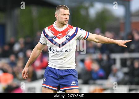 Wakefield, Angleterre - 27 avril 2024 Max Jowitt de Wakefield Trinity. Rugby League Betfred Championship, Wakefield Trinity vs Toulouse Olympique au DIY Kitchens Stadium, Wakefield, Royaume-Uni Dean Williams Banque D'Images