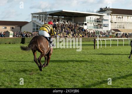 Troisième course à Wincanton, handicap Chase, jeudi 20 janvier 2022 Banque D'Images