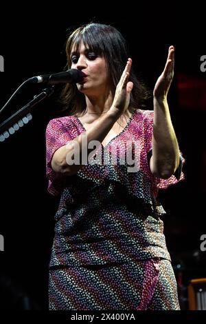 Milan, Italie. 08 septembre 2022. La chanteuse-compositrice italienne Carmen Consoli se produit en concert à Carroponte Credit : NurPhoto SRL/Alamy Live News Banque D'Images