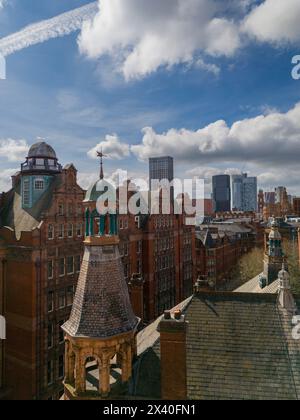 Toits à Manchester Banque D'Images