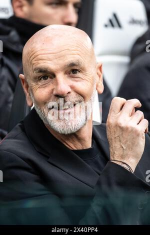 Turin, Italie. 27 avril 2024. Championnat italien de football de série A. Juventus FC vs AC Milan. Banque D'Images