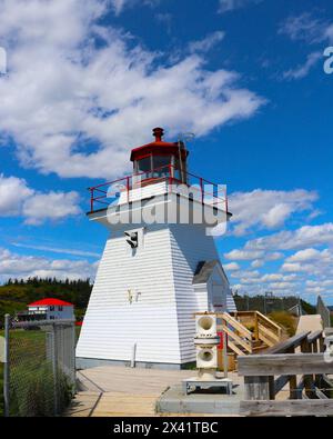 Phare de Cape enrage, Cape enrage, Nouveau-Brunswick Banque D'Images