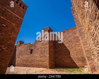 Ruines de Quarai, Salinas Pueblo missions National Monument, Punta del Agua, Nouveau-Mexique. Banque D'Images