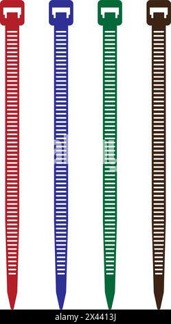 Conception de symbole d'illustration vectorielle d'icônes de serre-câbles Illustration de Vecteur