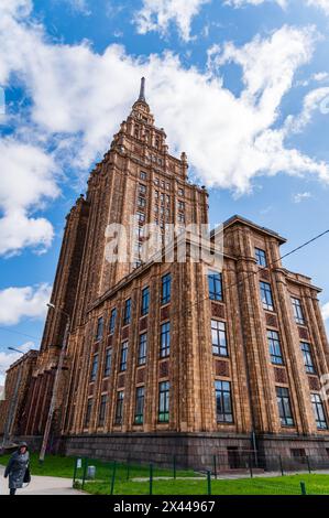 Académie lettone des sciences, Riga, Lettonie Banque D'Images