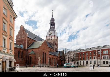 Cathédrale de Riga, Riga, Lettonie Banque D'Images