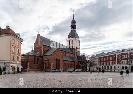 Cathédrale de Riga, Riga, Lettonie Banque D'Images