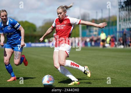 Everton FC v Arsenal FC Barclays Womens Super League WALTON HALL PARK STADIUM, ANGLETERRE - 28 avril 2024 Alessia Russo lors du match de Super League féminine Barclays entre Everton FC et Arsenal FC au Walton Hall Park Stadium le 28 avril 2024 à Liverpool Angleterre. (Photo Alan Edwards) Banque D'Images