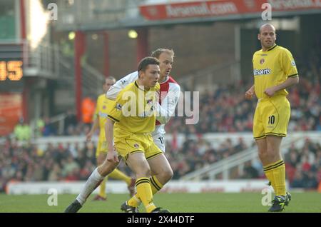 Pic montre : Arsenal v Charlton 2004 28/2/2004 pic gavin rodgers/pixel8000 Banque D'Images