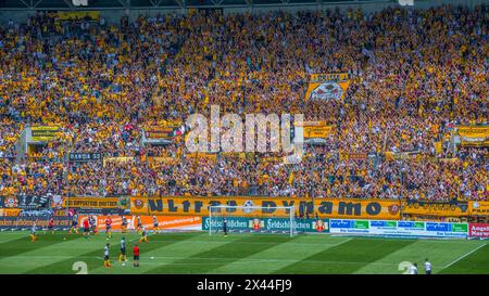 Gluecksgas-Stadion, stade de football Dynamo Dresde, Dresde, Saxe, Allemagne Banque D'Images