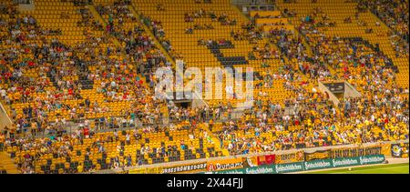 Gluecksgas-Stadion, stade de football Dynamo Dresde, Dresde, Saxe, Allemagne Banque D'Images