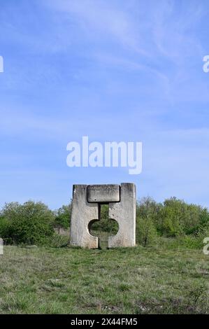 Prog Margarethen, Burgenland, Autriche. Sculptures carrière romaine comprenant Margarethen. Barna von Sartory 1968, le paysage de la sculpture en fonction Margarethen In Banque D'Images