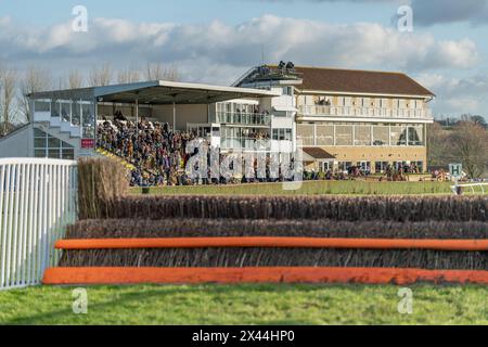 Quatrième course à Wincanton, 20 janvier 2022, handicap haies, classe 3 Banque D'Images