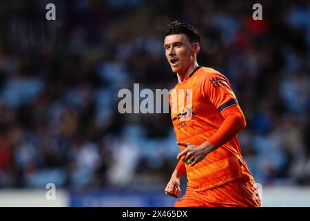 COVENTRY, Royaume-Uni - 30 avril 2024 : Kieffer Moore d'Ipswich Town lors du match de championnat EFL entre Coventry City FC et Ipswich Town FC à la Coventry Building Society Arena (crédit : Craig Mercer/ Alamy Live News) Banque D'Images