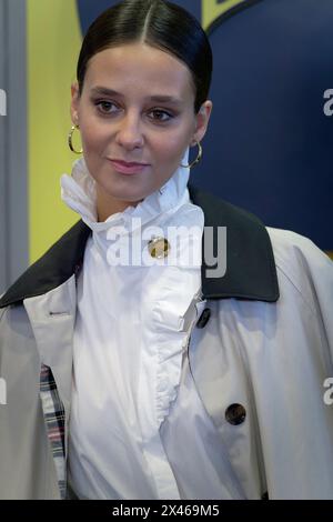 Madrid, Espagne. 30 avril 2024. Victoria Federica de Marichalar y Borbon, deuxième fille de l'Infante Elena de Borbon y Grecia et Jaime de Marichalar, petite-fille des rois émérites d'Espagne, Juan Carlos I et Sofia de Grèce, et nièce de l'actuel roi Felipe VI. Crédit : EnriquePSans/Alamy Live News Banque D'Images