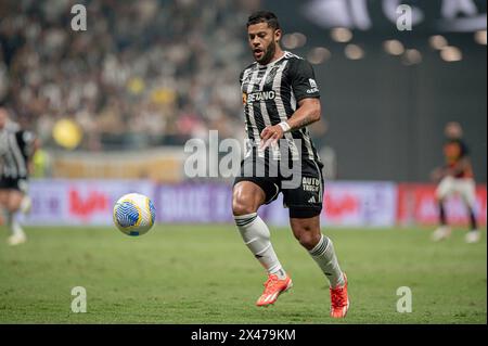Belo Horizonte, Brésil. 30 avril 2024. Hulk de l'Atletico Mineiro lors du match entre l'Atletico Mineiro et Sport Recife, pour la Coupe du Brésil 2024, au stade Arena MRV, à Belo Horizonte le 30 avril. Photo : Gledston Tavares/ crédit : DiaEsportivo/Alamy Live News Banque D'Images