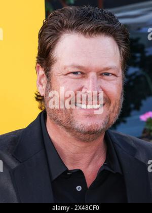 HOLLYWOOD, LOS ANGELES, CALIFORNIE, États-Unis - AVRIL 30 : Blake Shelton arrive à la première de Los Angeles de Universal Pictures 'The Fall Guy' qui s'est tenue au Dolby Theatre le 30 avril 2024 à Hollywood, Los Angeles, Californie, États-Unis. (Photo de Xavier Collin/image Press Agency) Banque D'Images