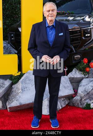 HOLLYWOOD, LOS ANGELES, CALIFORNIE, États-Unis - AVRIL 30 : Lee Majors arrive à la première de Los Angeles de Universal Pictures 'The Fall Guy' qui s'est tenue au Dolby Theatre le 30 avril 2024 à Hollywood, Los Angeles, Californie, États-Unis. (Photo de Xavier Collin/image Press Agency) Banque D'Images