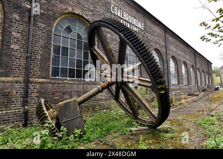 Équipement d'usine de génie historique à l'Ironbridge gorge Museum Trust à Coalbrookdale Banque D'Images