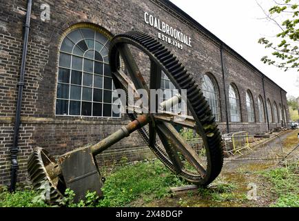 Équipement d'usine de génie historique à l'Ironbridge gorge Museum Trust à Coalbrookdale Banque D'Images