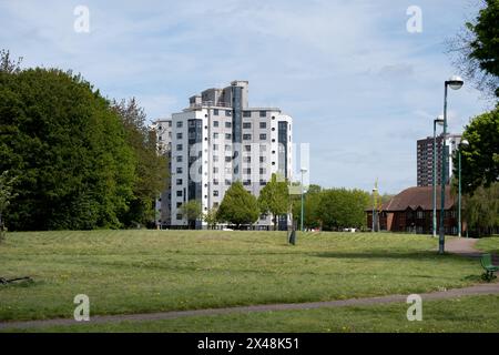 Loxton REC Play Park, Duddeston, Birmingham, West Midlands, Royaume-Uni Banque D'Images