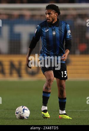 Bergame, Italie. 24 avril 2024. Ederson d'Atalanta lors de la demi-finale de la Coppa Italia 2nd Leg match au Gewiss Stadium, Bergame. Le crédit photo devrait se lire : Jonathan Moscrop/Sportimage crédit : Sportimage Ltd/Alamy Live News Banque D'Images