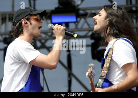 Taranto, Italie. 01 mai 2024. Parco Archeologico delle Mura Greche, Tarente, Italie, 01 mai 2024, Malvax. Pendant le Concerto Primo Maggio a Taranto - Music concert Credit : Live Media Publishing Group/Alamy Live News Banque D'Images