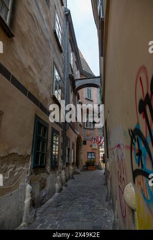 Vienne, Autriche - 22 juin 2023 : vue sur l'une des rues de Vienne Banque D'Images