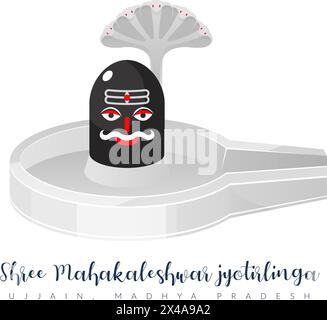 Shree Mahakaleshwar Jyotirlinga Ujjain- illustration en fichier EPS 10 Illustration de Vecteur