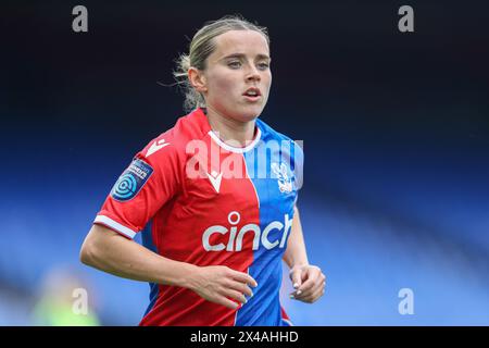 Londres, Royaume-Uni. 28 avril 2024. Shanade Hopcroft pendant le match du championnat féminin entre Crystal Palace et Sunderland à Selhurst Park Banque D'Images