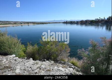 Big Bend of the Colorado State Recreation Area dans le Nevada. Banque D'Images