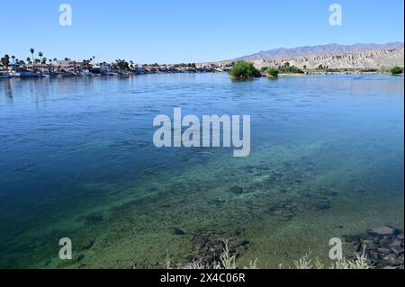 Big Bend of the Colorado State Recreation Area dans le Nevada. Banque D'Images