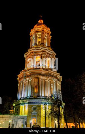 Ukraine, Kiev, Kiev. Le Grand Campanile Lavra au monastère des grottes. Banque D'Images