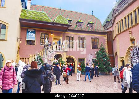 Colmar, France - 21 décembre 2023 : ancienne maison de douane (ancienne douane ou Koïfhus) Banque D'Images