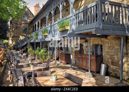 Pub et restaurant Saxon Mill Character Country. Guys Cliffe, Warwick, Angleterre, Royaume-Uni Banque D'Images