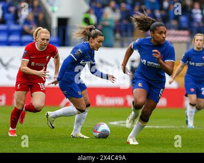 Prenton Park Stadium, Royaume-Uni. 1er mai 2024. Johanna Rytting Kaneryd (19 Chelsea) lors de la Super League féminine Barclays entre Liverpool et Chelsea au Prenton Park Stadium à Liverpool, Angleterre 1er mai 2024 | photo : Jayde Chamberlain/SPP. Jayde Chamberlain/SPP (Jayde Chamberlain/SPP) crédit : SPP Sport Press photo. /Alamy Live News Banque D'Images