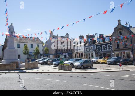 Vues de Selkirk dans les Scottish Borders au Royaume-Uni Banque D'Images