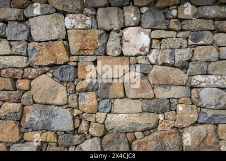 Les cottages traditionnels de Crofters fabriqués à partir de pierre locale et de roseaux pour les toits de chaume au musée Skye de la vie insulaire, île de Skye, Écosse. Banque D'Images