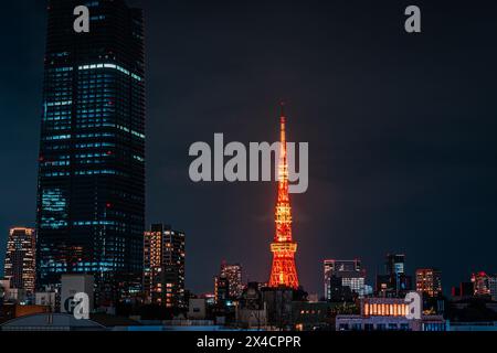 Illumination de Noël de Roppongi Hills Banque D'Images
