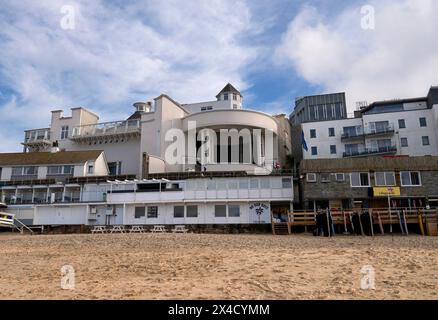 The Tate Art Gallery, composé Ives, Cornwall, Angleterre Banque D'Images