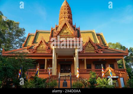 Temple Wat bo, Siem Reap, Cambodge Banque D'Images