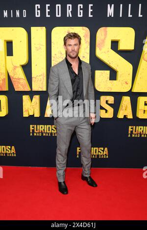 2 mai 2024, Sydney, Australie : CHRIS HEMSWORTH assiste à la première australienne de 'Furiosa : a Mad Max Saga' au State Theatre de Sydney, en Nouvelle-Galles du Sud. (Crédit image : © Christopher Khoury/Agence de presse australienne via ZUMA Press Wire) USAGE ÉDITORIAL SEULEMENT! Non destiné à UN USAGE commercial ! Banque D'Images