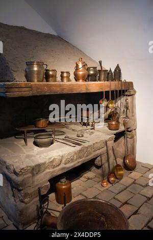 Salzbourg, Autriche. Coin cuisine au château de Hohensalzburg Banque D'Images